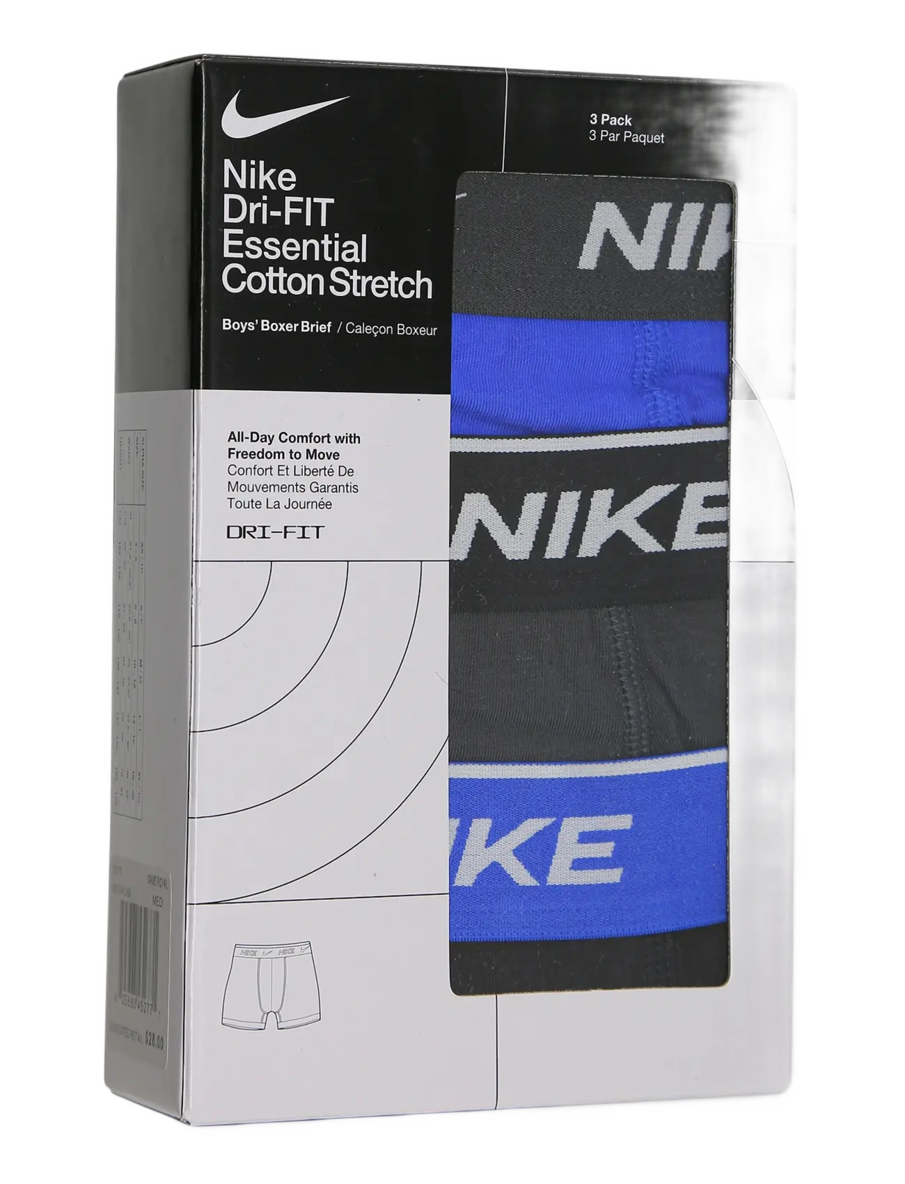 Nike - NHB NHB E DAY COTTON STRETCH 3 - underbukser - game royal - 2