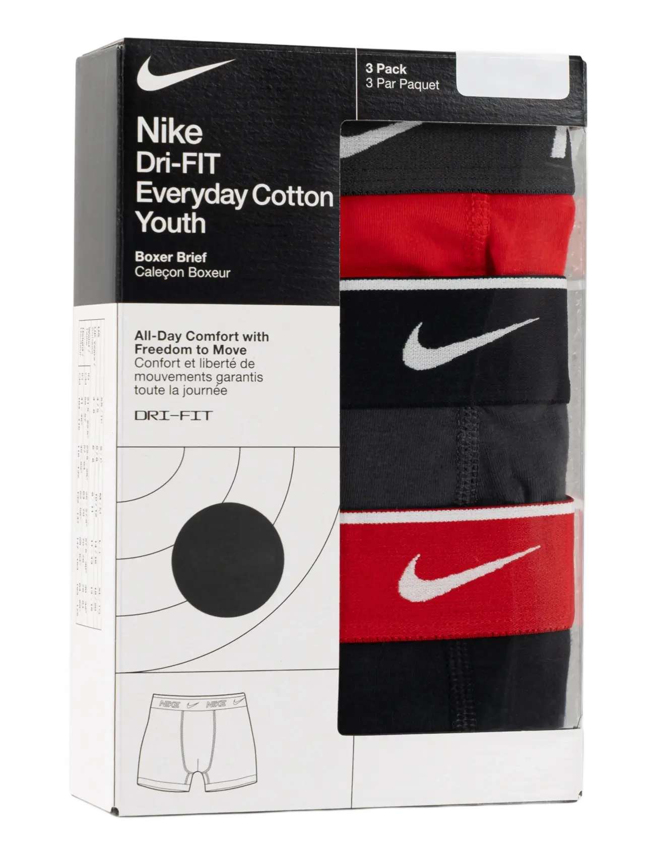 Nike - NHB NHB E DAY COTTON STRETCH 3 - püksid - university red - 2