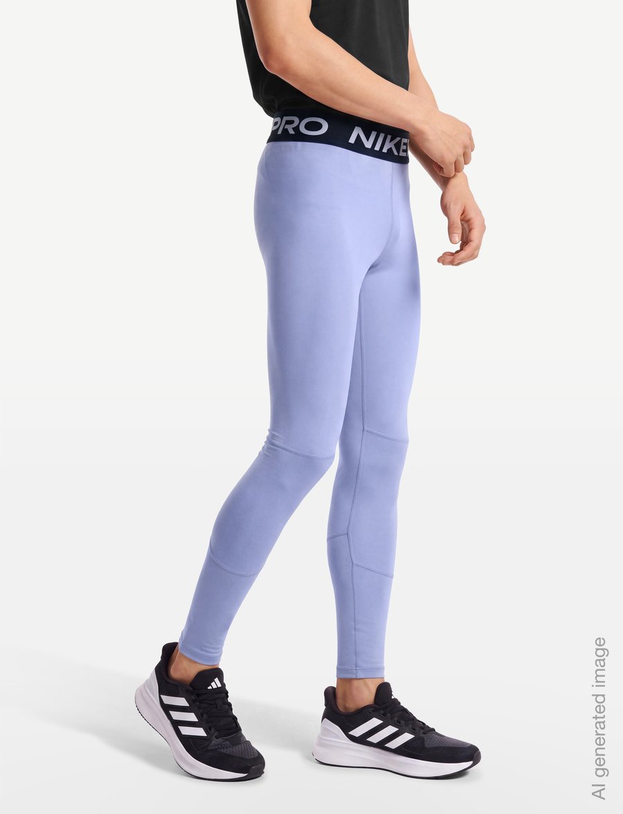 Nike - G NP LEGGING - running & training tights - light thistle/black/white - 3