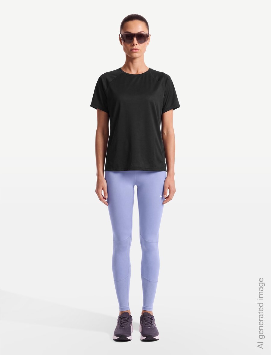 Nike - G NP LEGGING - running & training tights - light thistle/black/white - 4