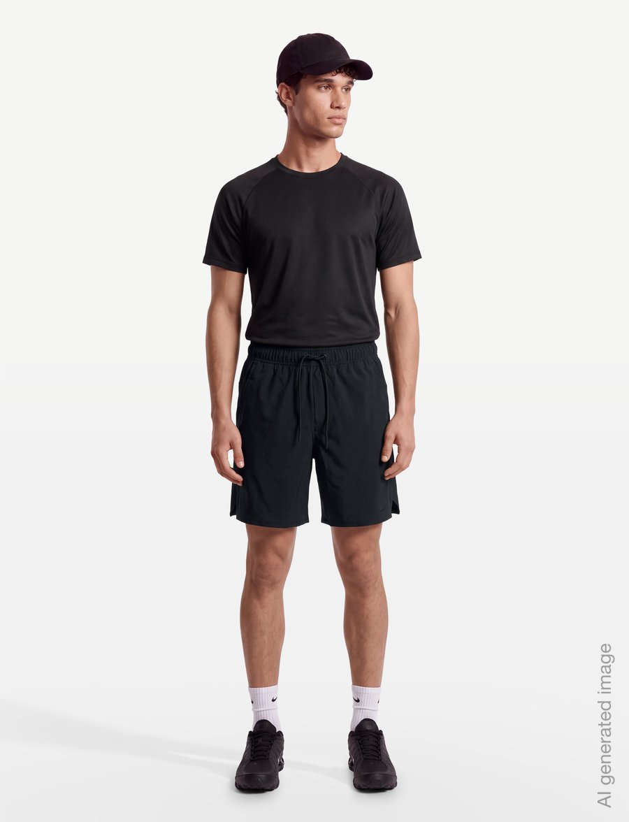 Nike - Nike Dri-Fit Unlimited Woven 7IN Short - træningsshorts - black/black/black - 0