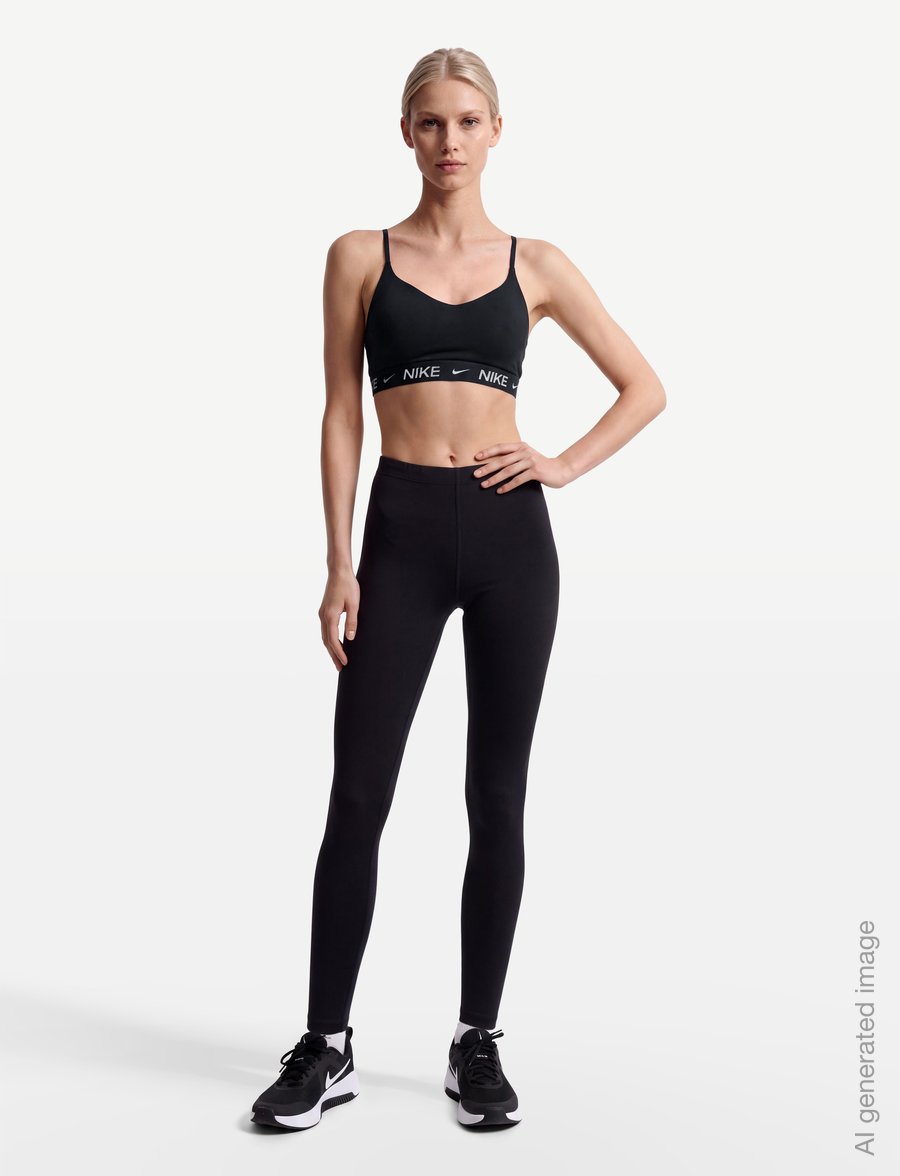 Nike - W NK DF INDY LGT SPT BRA - sport-bhs - black/black/white - 0