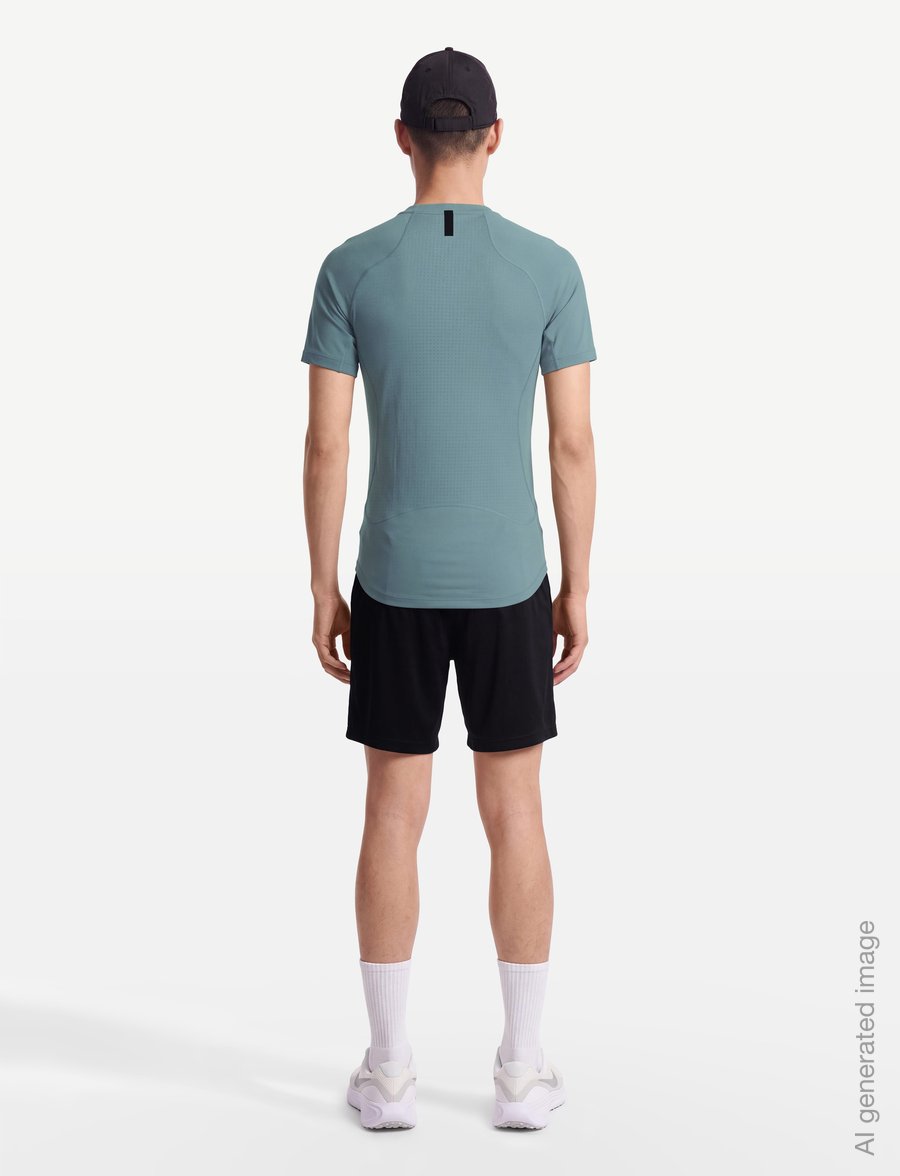 Nike - Nike Pro Training Top - t-särgid - mineral slate/green strike - 4