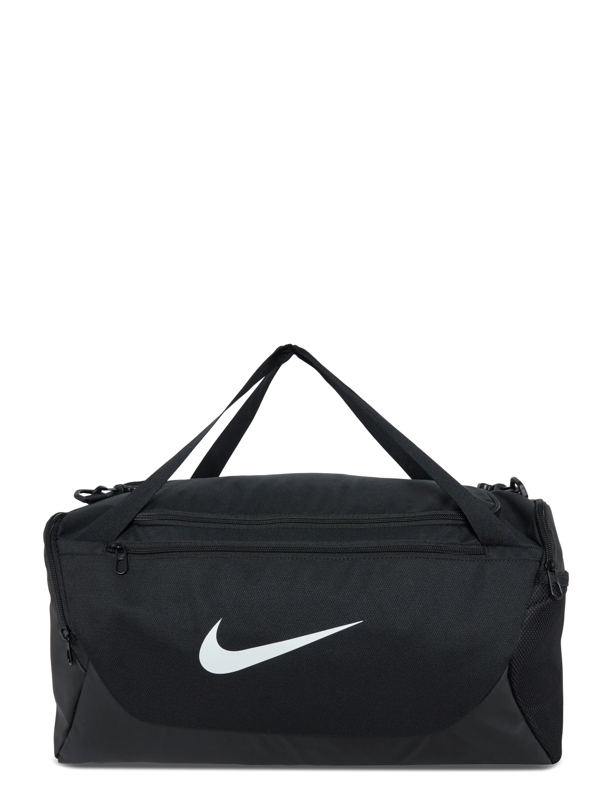 Nike NK BRSLA S DUFF - X - Training bags - BLACK/BLACK/WHITE / black