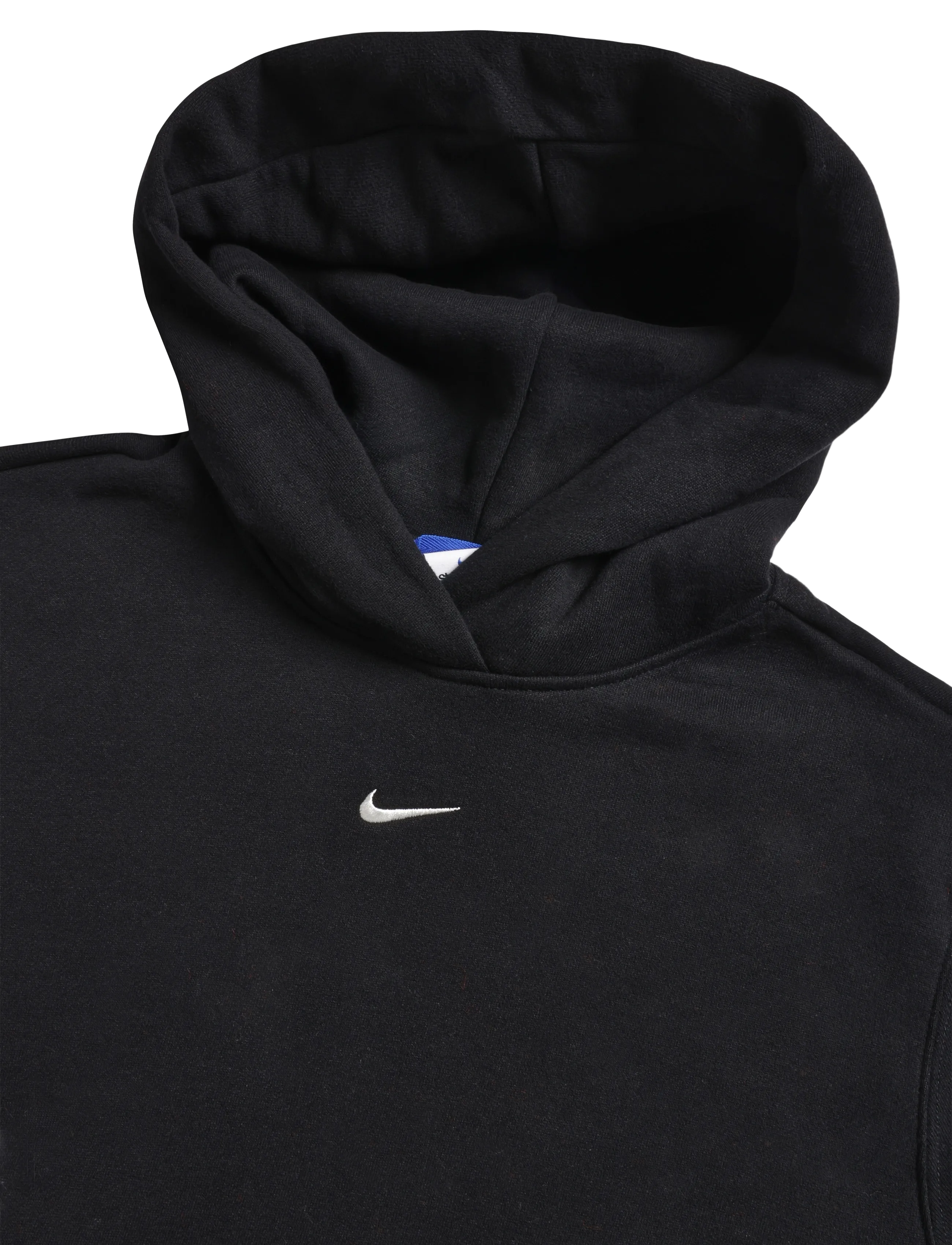 Nike - Da.-Kapuzensweat W NK STDO FLC MW STD PO - overdele - total black/sail - 2