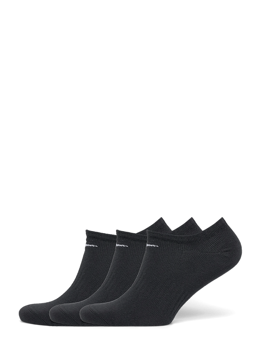 Nike - U NK EVERYDAY LTWT NS 3PR 132 - sport socks - black/white - 0