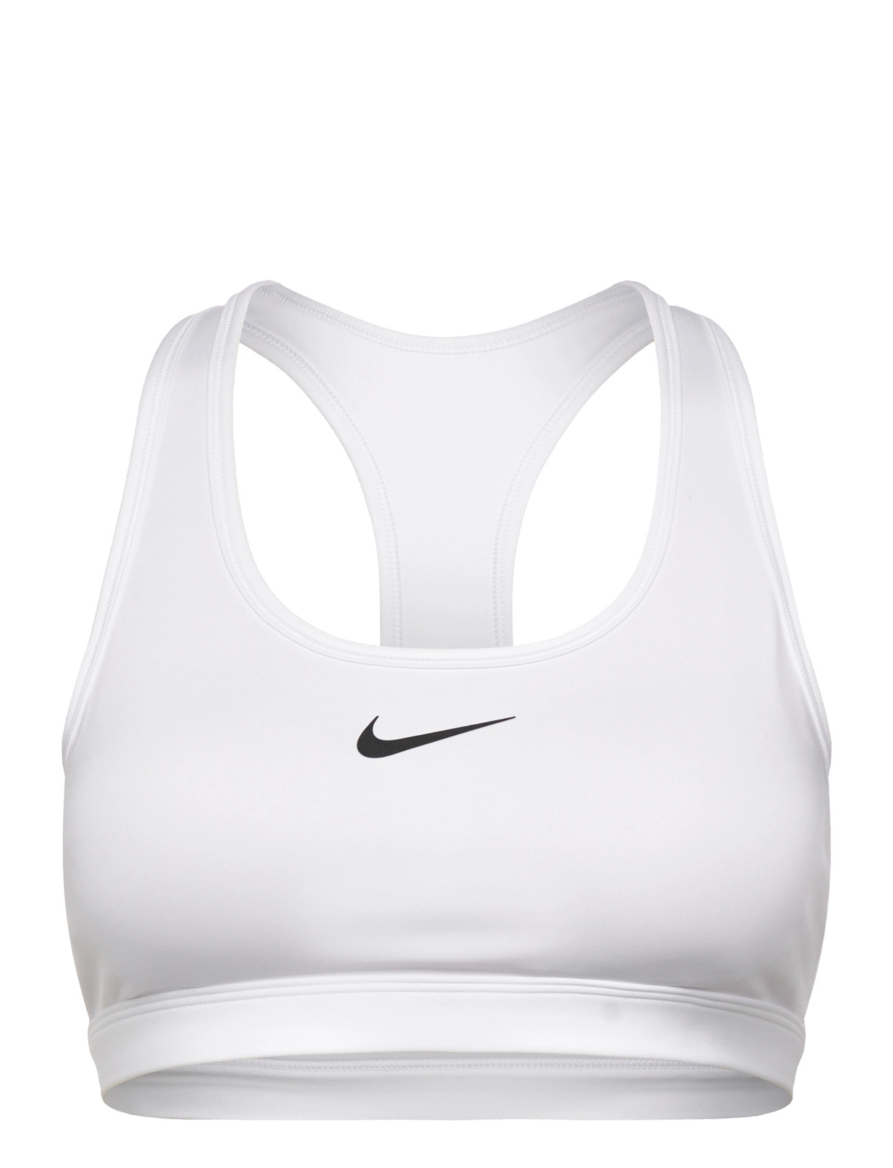 Swoosh Medium Sports Bra, sports-BH, dame White/stone Mauve/bl
