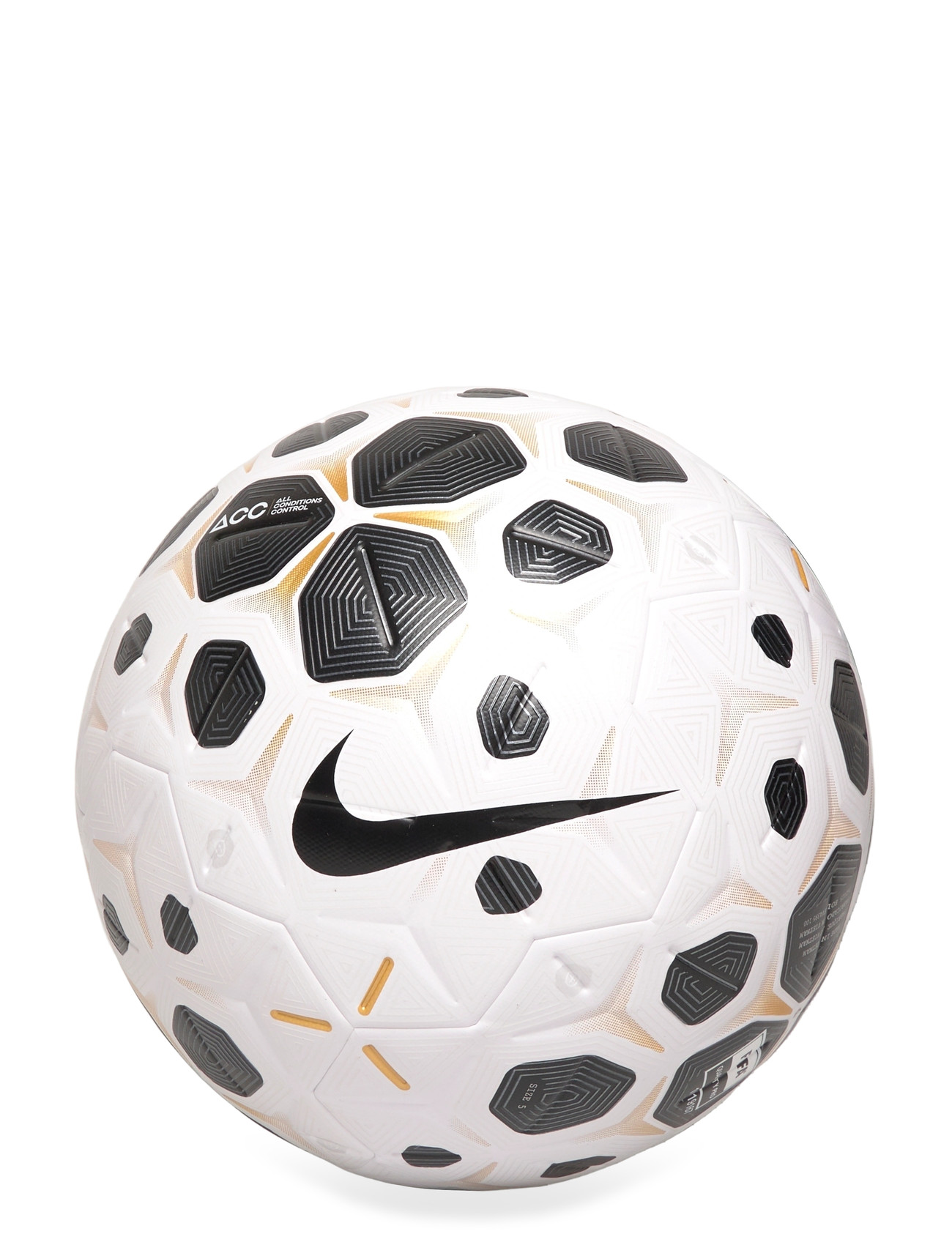 Fotballball Nike Control 25 hvit og svart HV4395 100 (5)