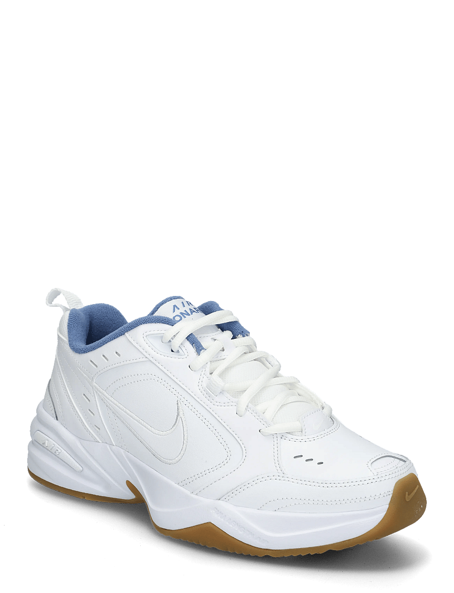 Nike - NIKE AIR MONARCH IV - låga sneakers - white/white-indigo storm-gum l - 0