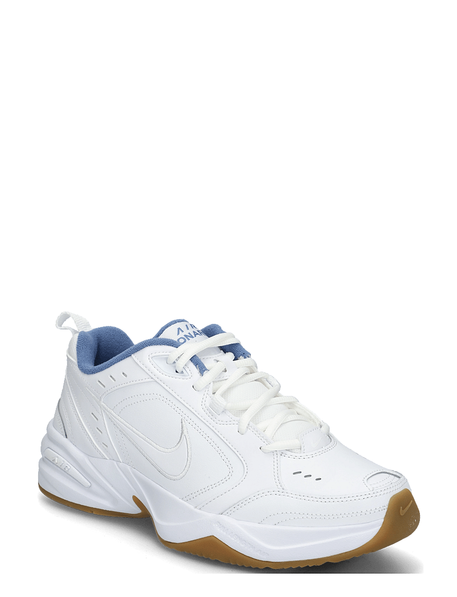 Nike - NIKE AIR MONARCH IV - lave sneakers - white/white-indigo storm-gum l - 0