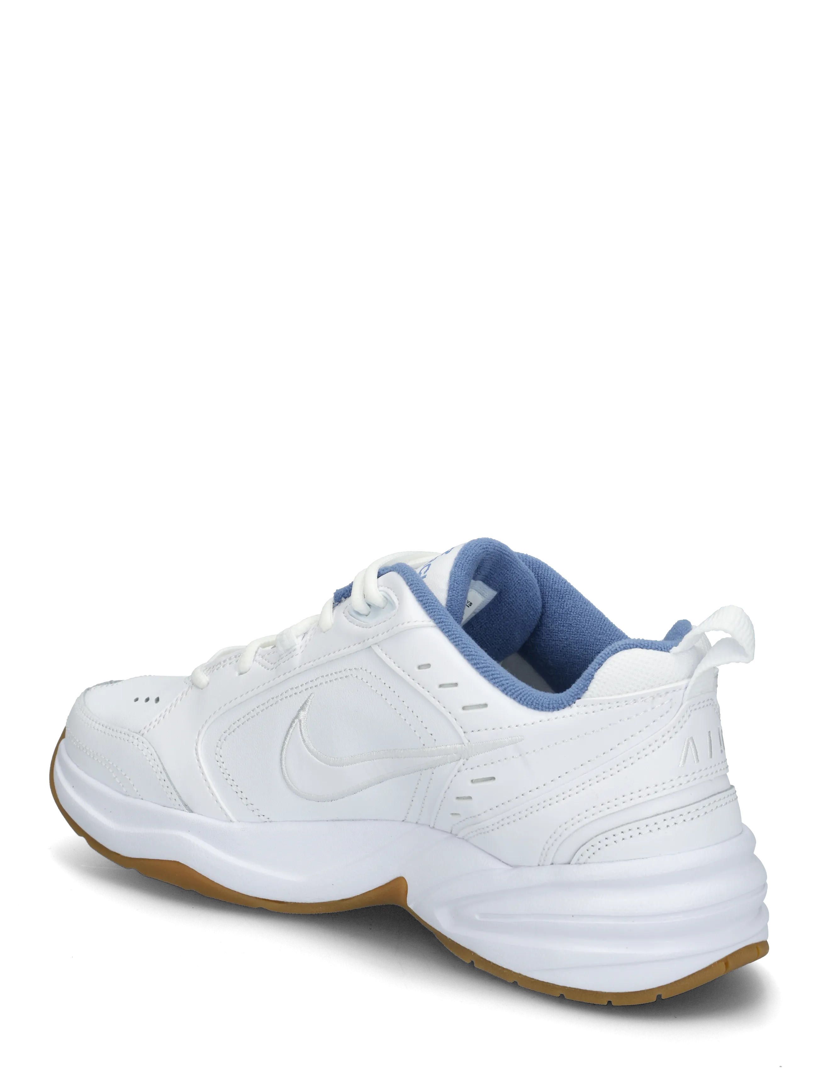 Nike - NIKE AIR MONARCH IV - låga sneakers - white/white-indigo storm-gum l - 1