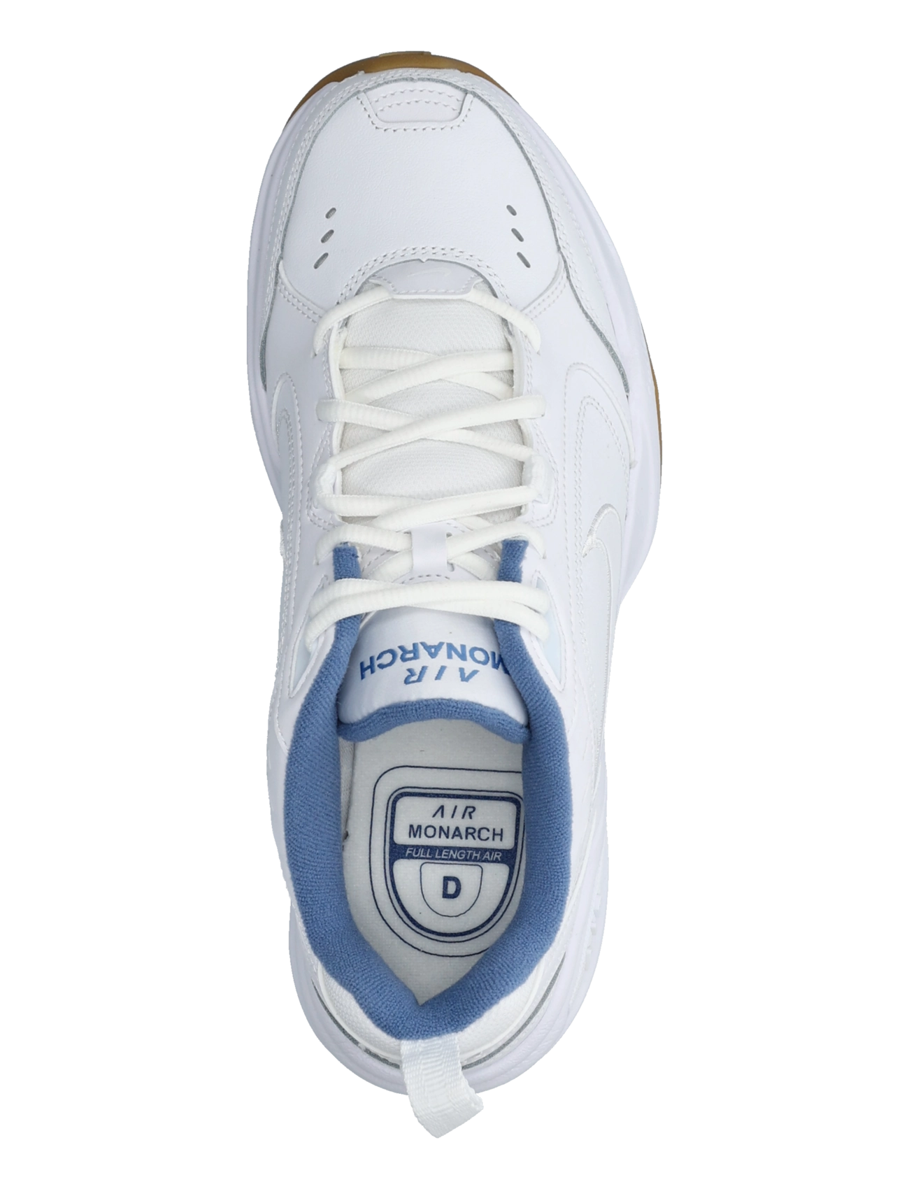 Nike - NIKE AIR MONARCH IV - white/white-indigo storm-gum l - 3