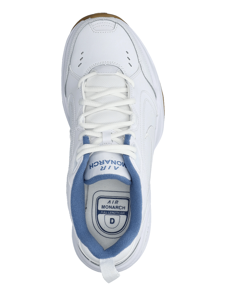 Nike - NIKE AIR MONARCH IV - lave sneakers - white/white-indigo storm-gum l - 3