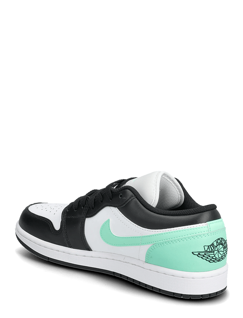 Nike - Air Jordan 1 Low - niedriger schnitt - white/black-green glow - 2
