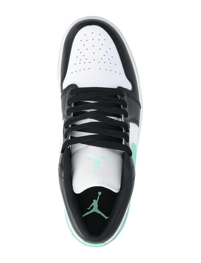 Nike - Air Jordan 1 Low - niedriger schnitt - white/black-green glow - 3