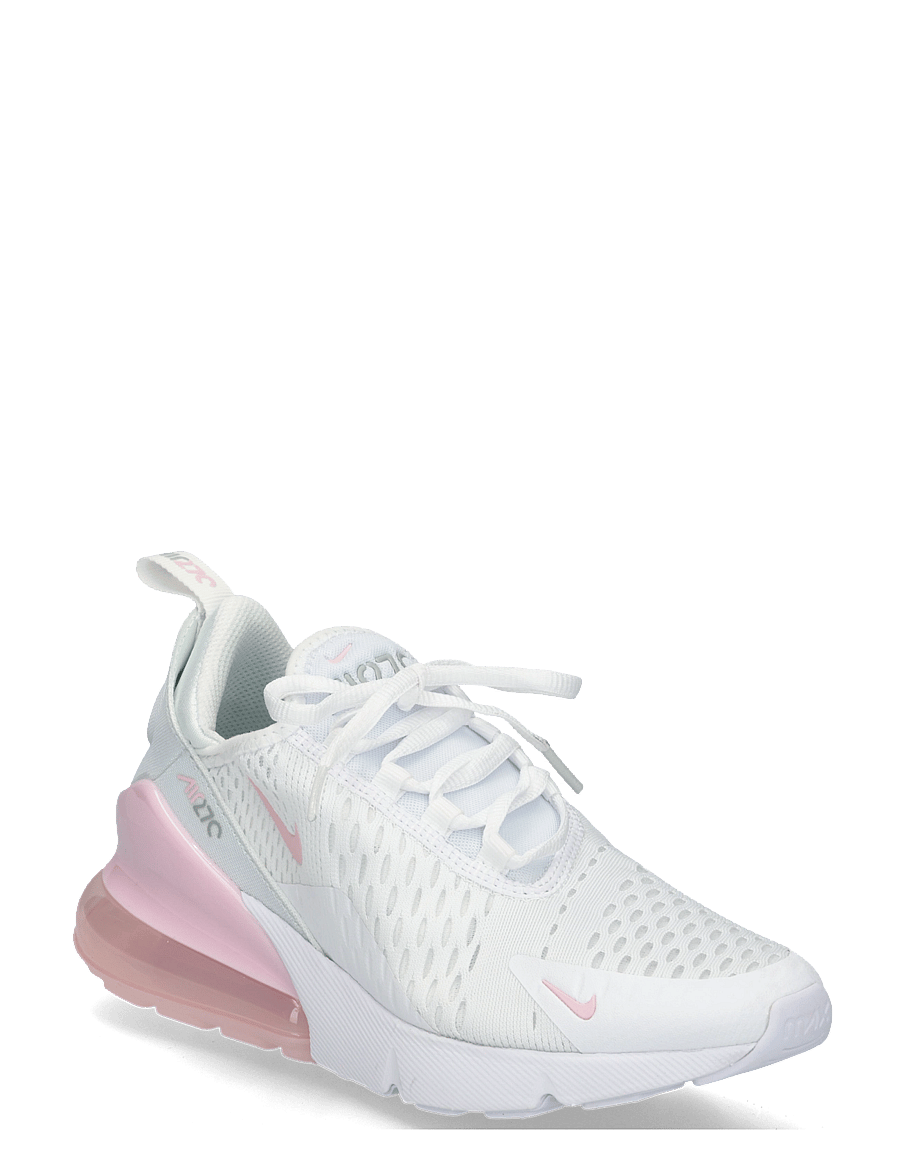 Nike - NIKE AIR MAX 270 (GS) - låga sneakers - white/pink foam -lt smoke grey - 0
