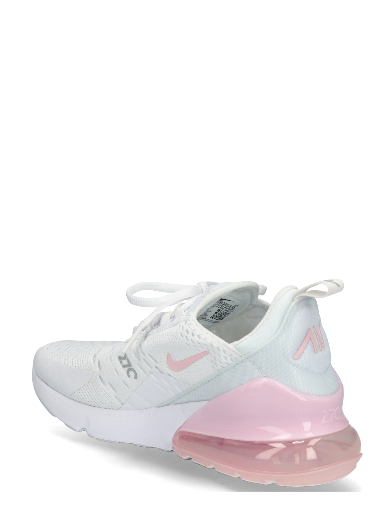 Nike - NIKE AIR MAX 270 (GS) - låga sneakers - white/pink foam -lt smoke grey - 1