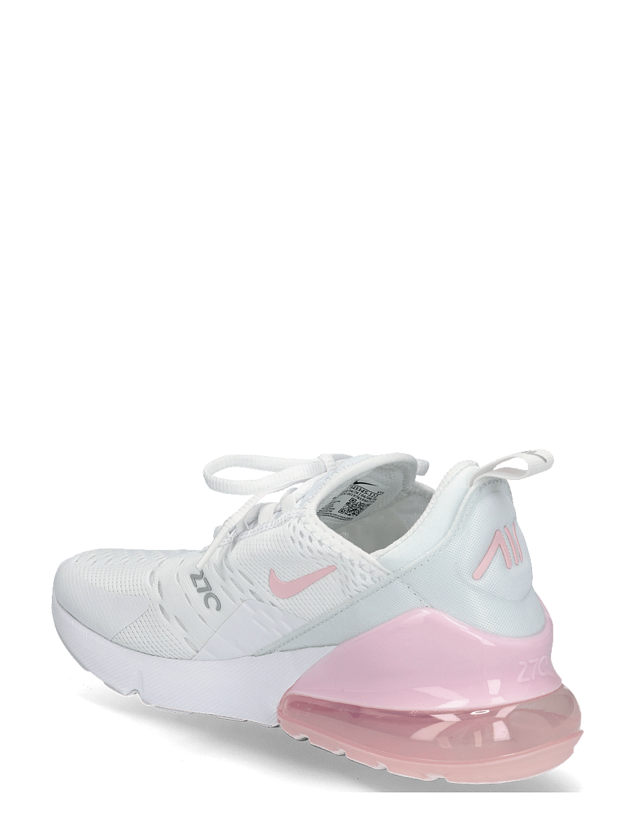 Nike - NIKE AIR MAX 270 (GS) - låga sneakers - white/pink foam -lt smoke grey - 1