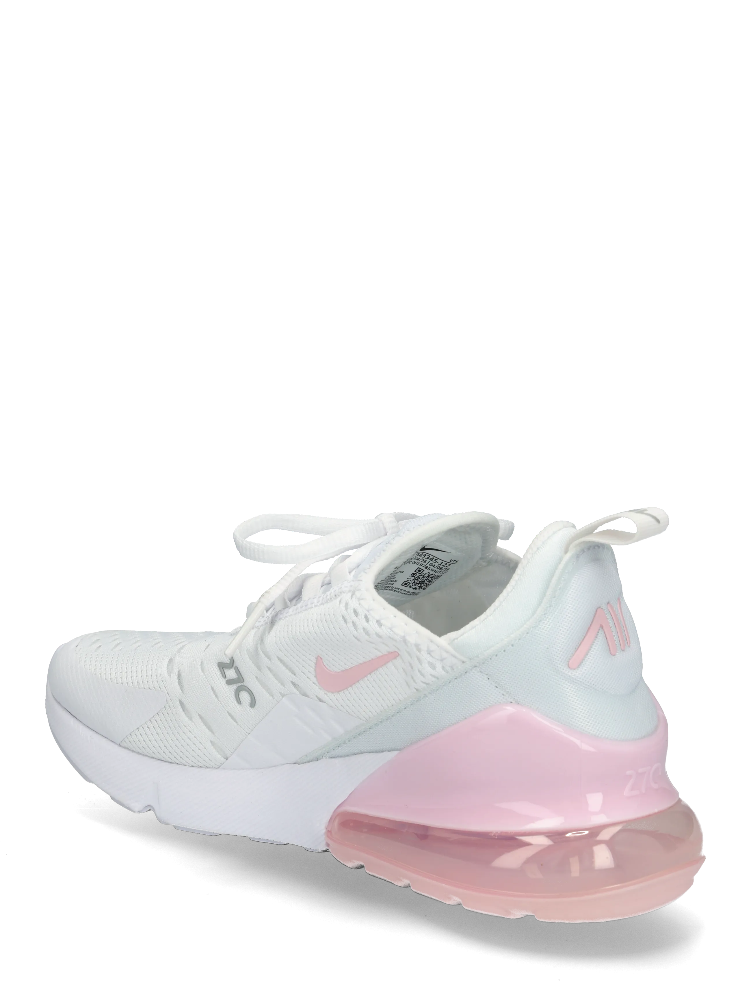 Nike - NIKE AIR MAX 270 (GS) - niedriger schnitt - white/pink foam -lt smoke grey - 1