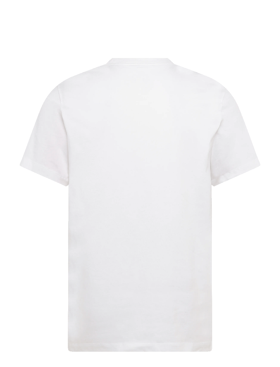 Nike - Nike Sportswear CLUB TEE - tops & t-shirts - white/black/university red - 2