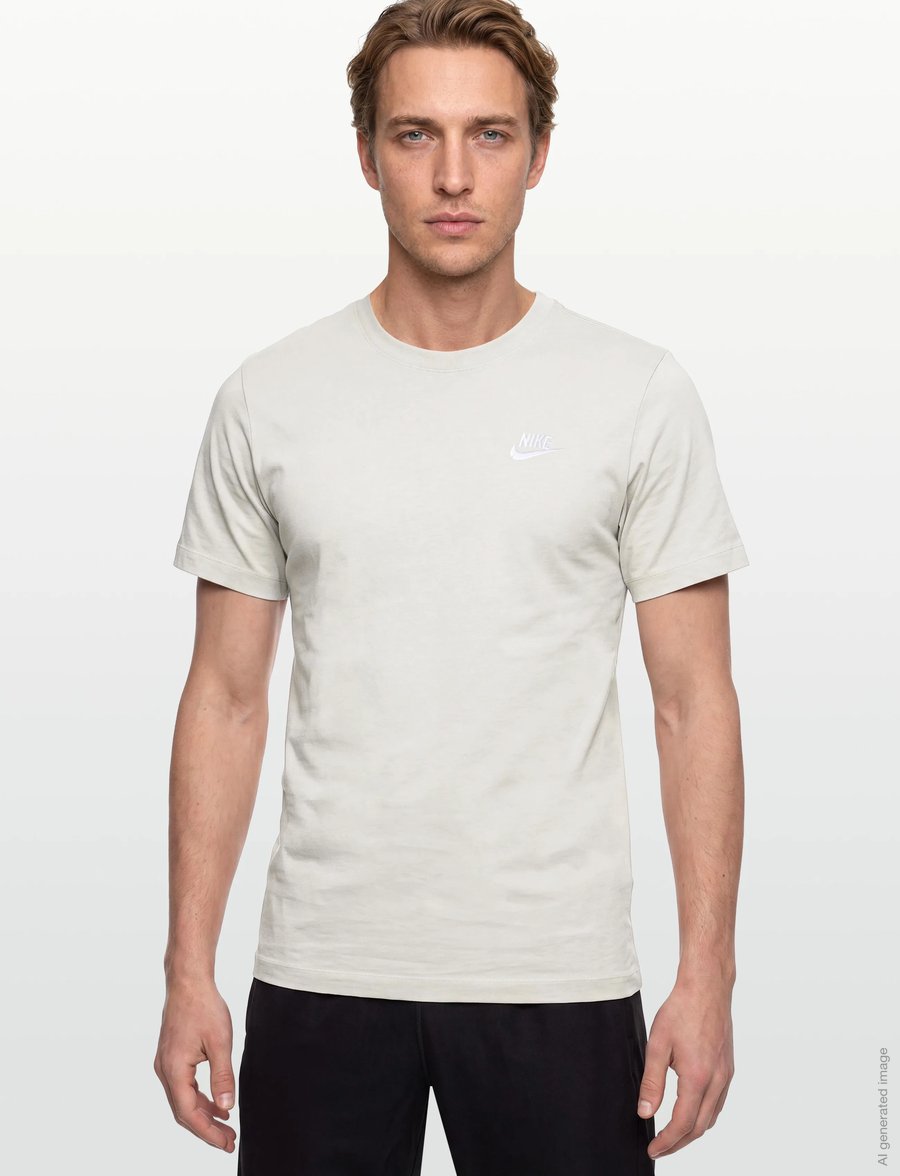 Nike - Nike Sportswear CLUB TEE - t-shirts - lt orewood brn - 3