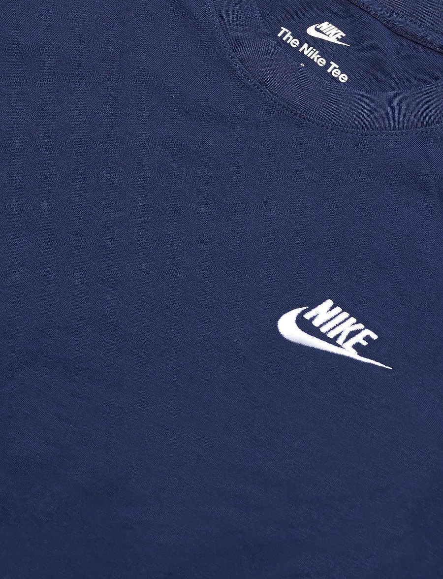 Nike - M NSW CLUB TEE - alussärgid ja t-särgid - midnight navy/white - 2