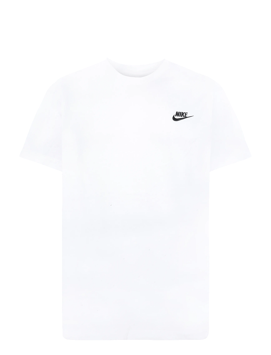 Nike - M NSW CLUB TEE - t-shirts - white/black - 0