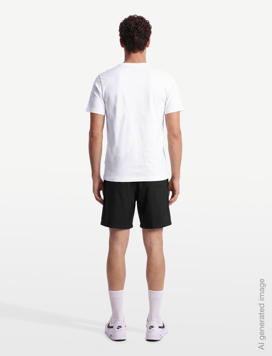 Nike - M NSW CLUB TEE - tops & t-shirts - white/black - 4