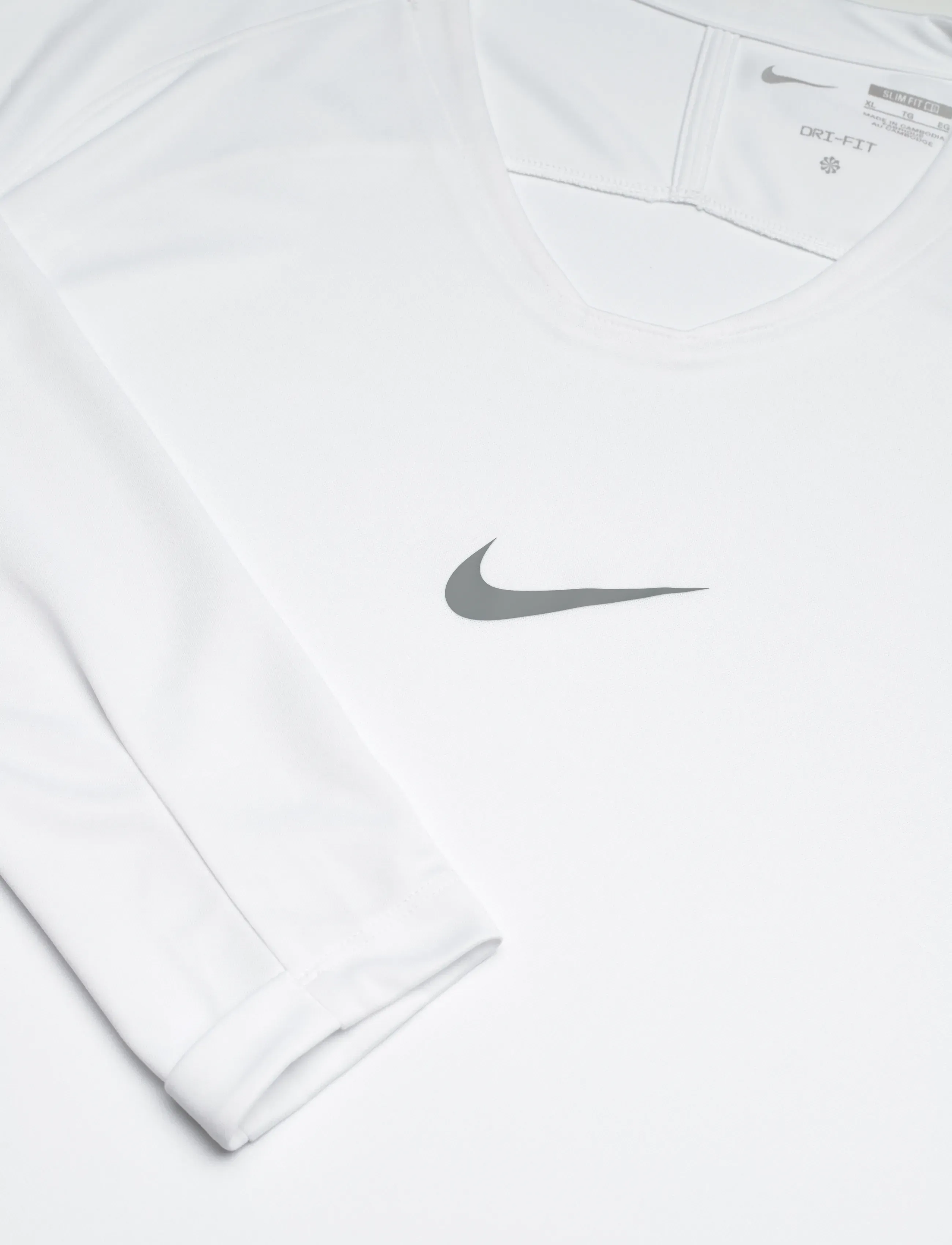 Nike - Nike DRI-FIT PARK JSY Long-sleeved - futbolo marškinėliai - white/cool grey - 2