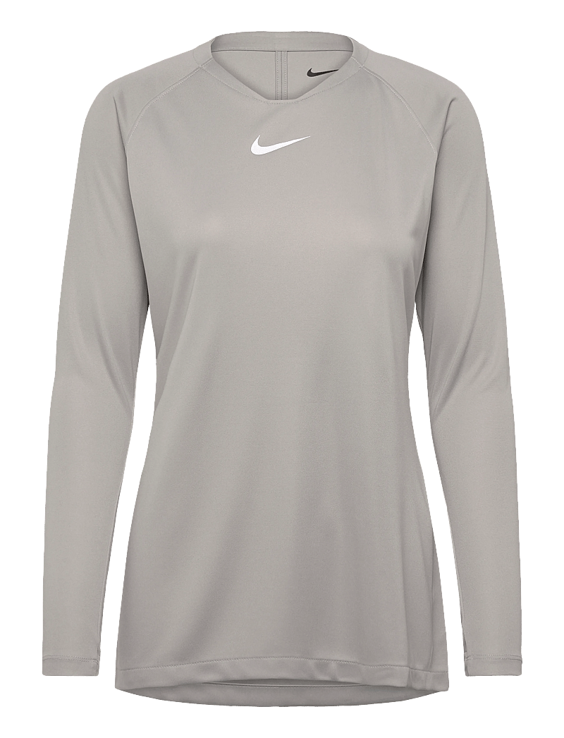 Nike - Nike Dri-FIT Park First Layer - langærmede t-shirts - pewter grey/white - 0