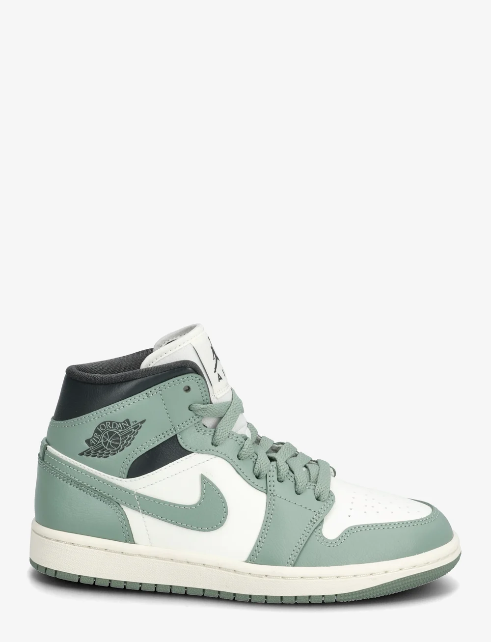 Nike - NIKE Air Jordan 1 Mid - hohe sneaker - sail/jade smoke/anthracite - 1