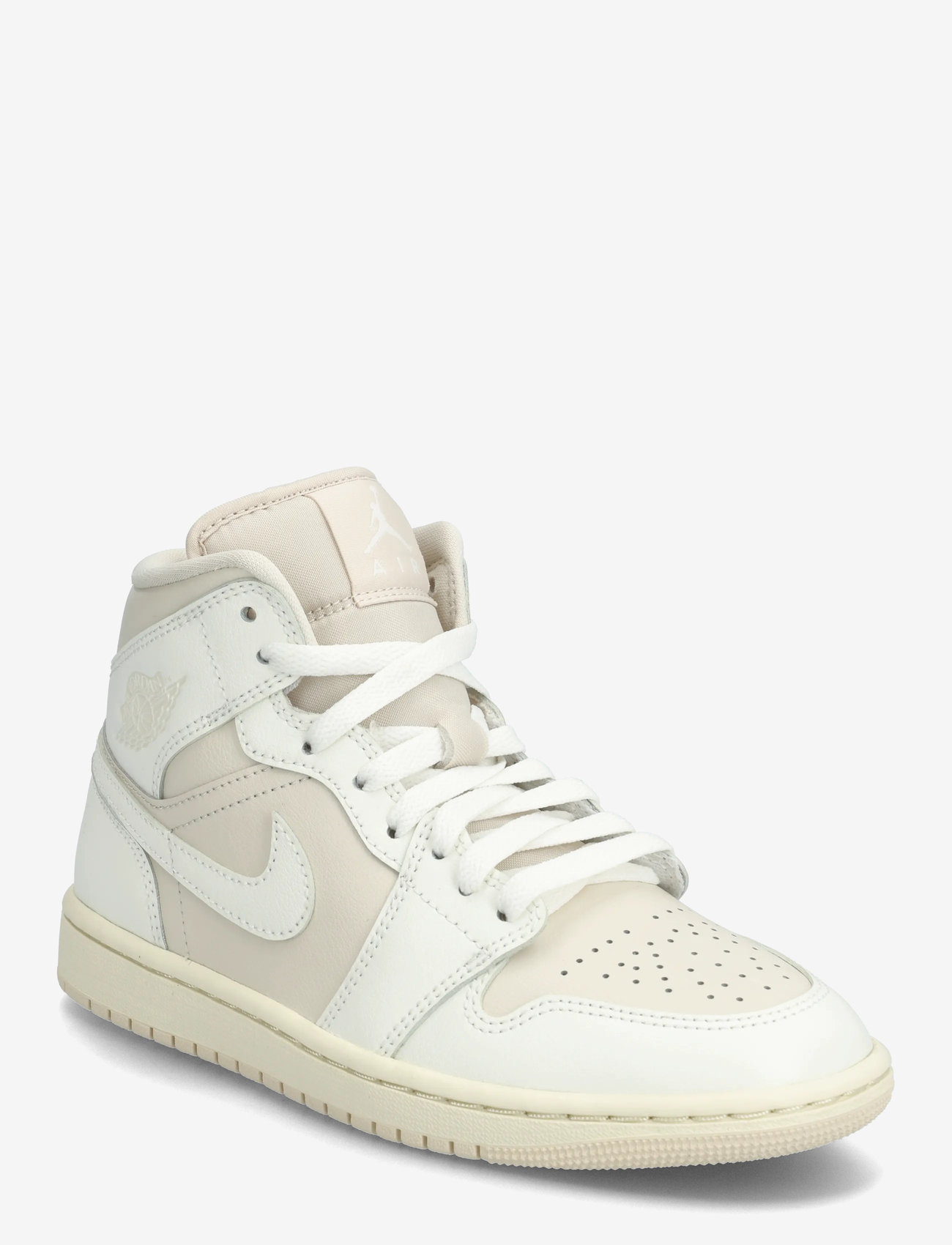 Nike - NIKE Air Jordan 1 Mid - höga sneakers - lt brown/sail/muslin - 0
