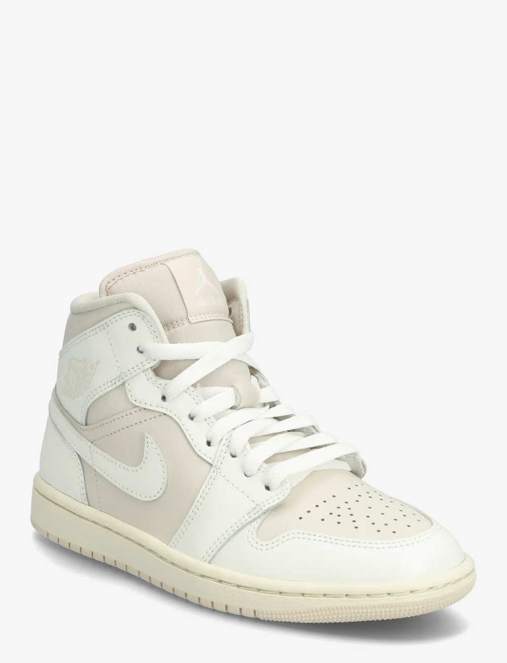 Nike - NIKE Air Jordan 1 Mid - höga sneakers - lt brown/sail/muslin - 0