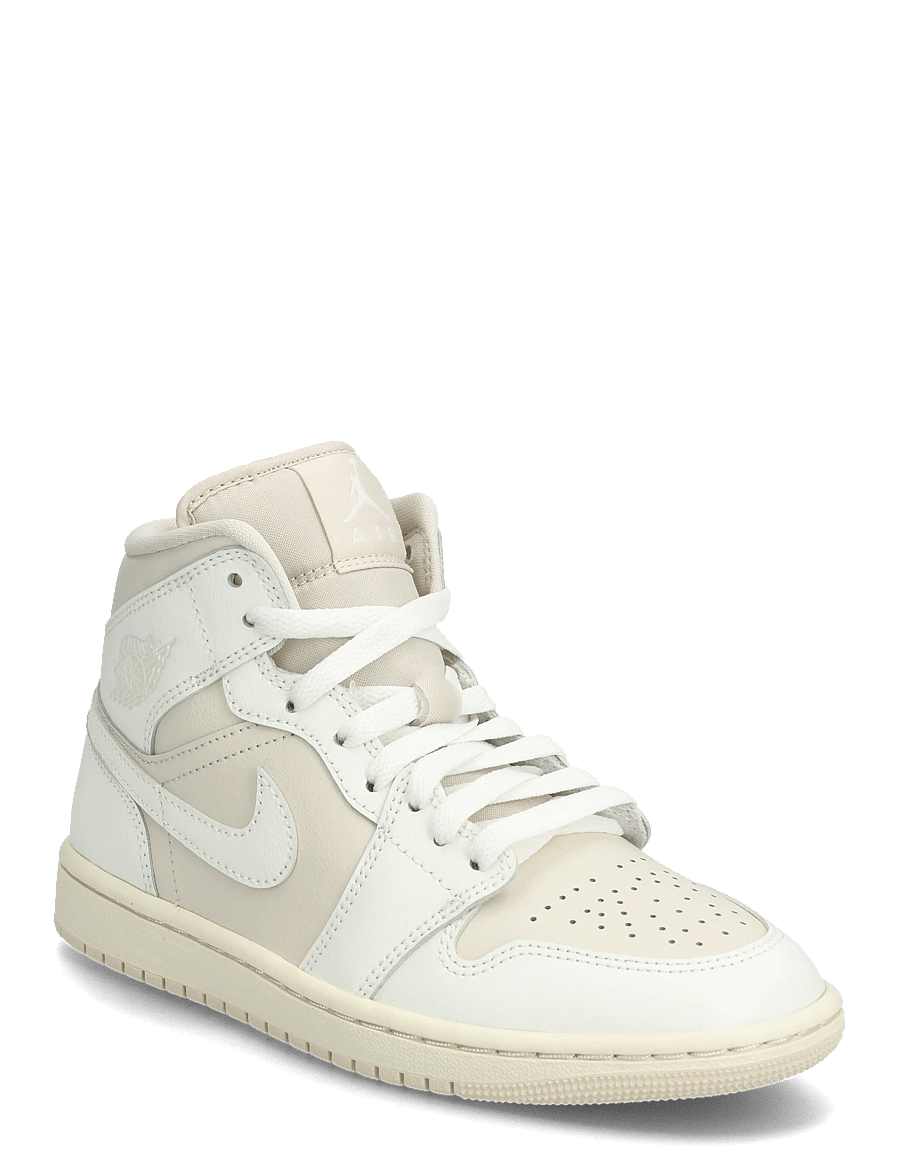 Nike - NIKE Air Jordan 1 Mid - høje sneakers - lt brown/sail/muslin - 0