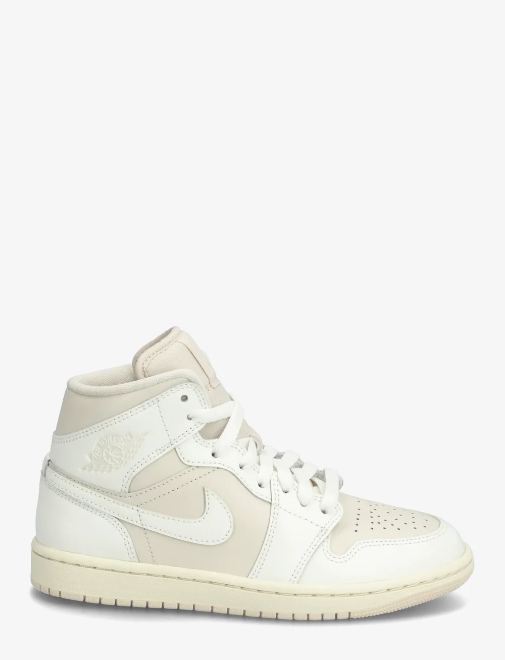 Nike - NIKE Air Jordan 1 Mid - höga sneakers - lt brown/sail/muslin - 1