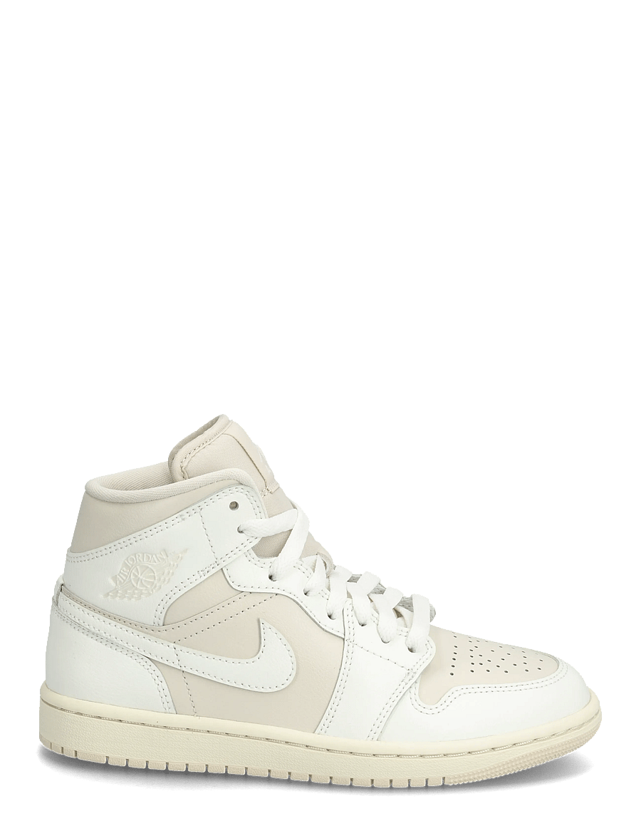 Nike - NIKE Air Jordan 1 Mid - høje sneakers - lt brown/sail/muslin - 1