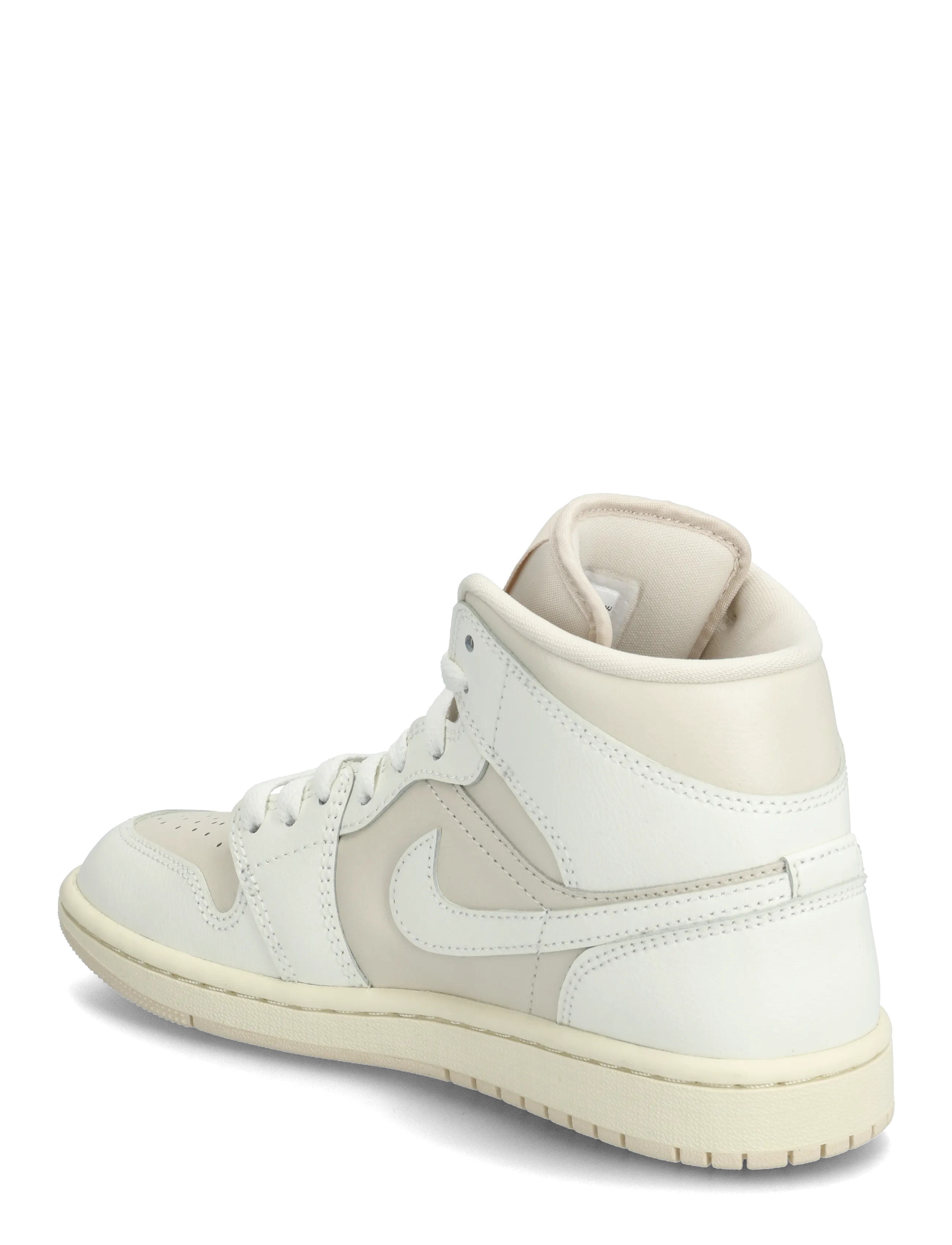 Nike - NIKE Air Jordan 1 Mid - höga sneakers - lt brown/sail/muslin - 2