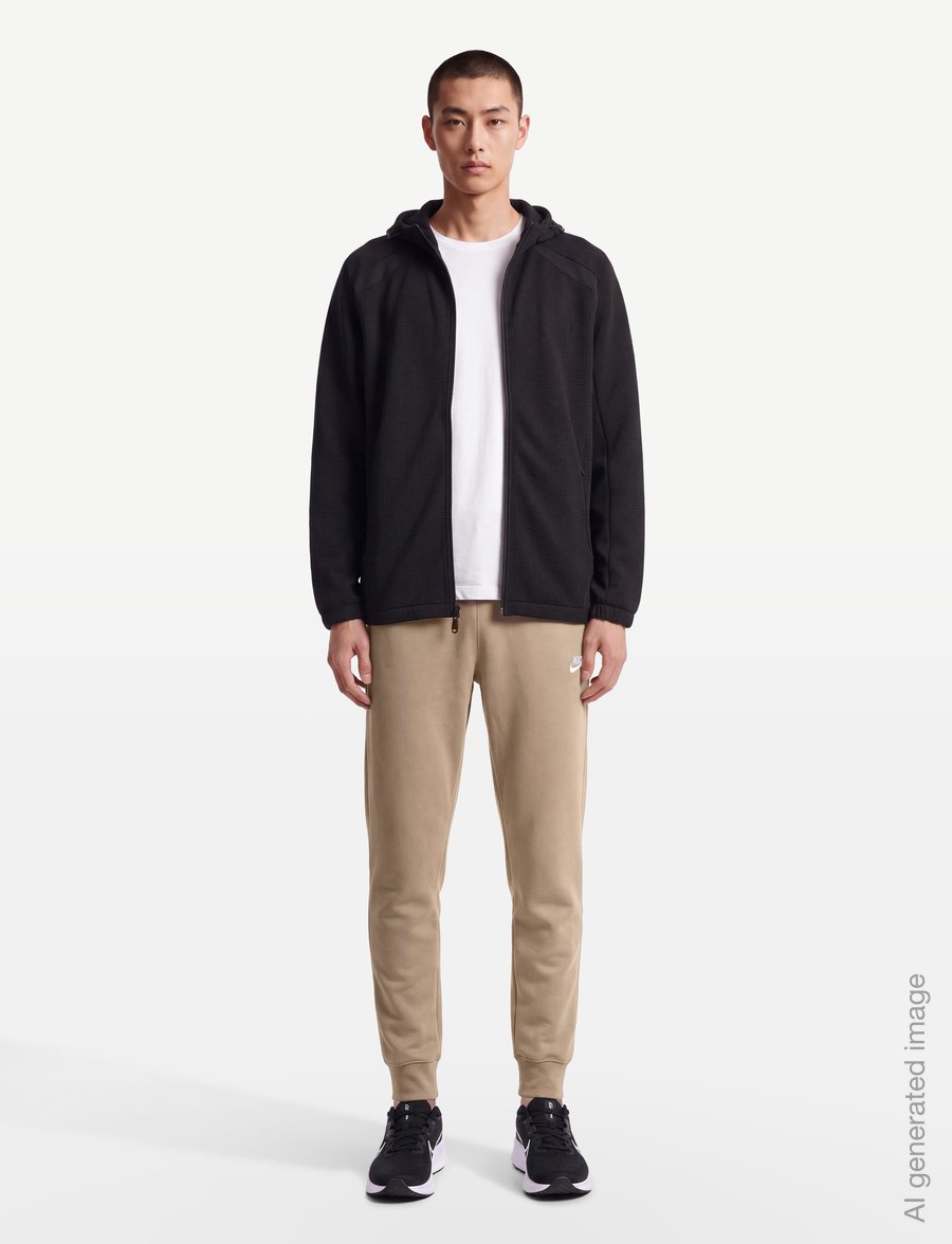 Nike - Nike Sportswear Club Fleece Jogging Pants - pants - khaki/khaki/white - 0