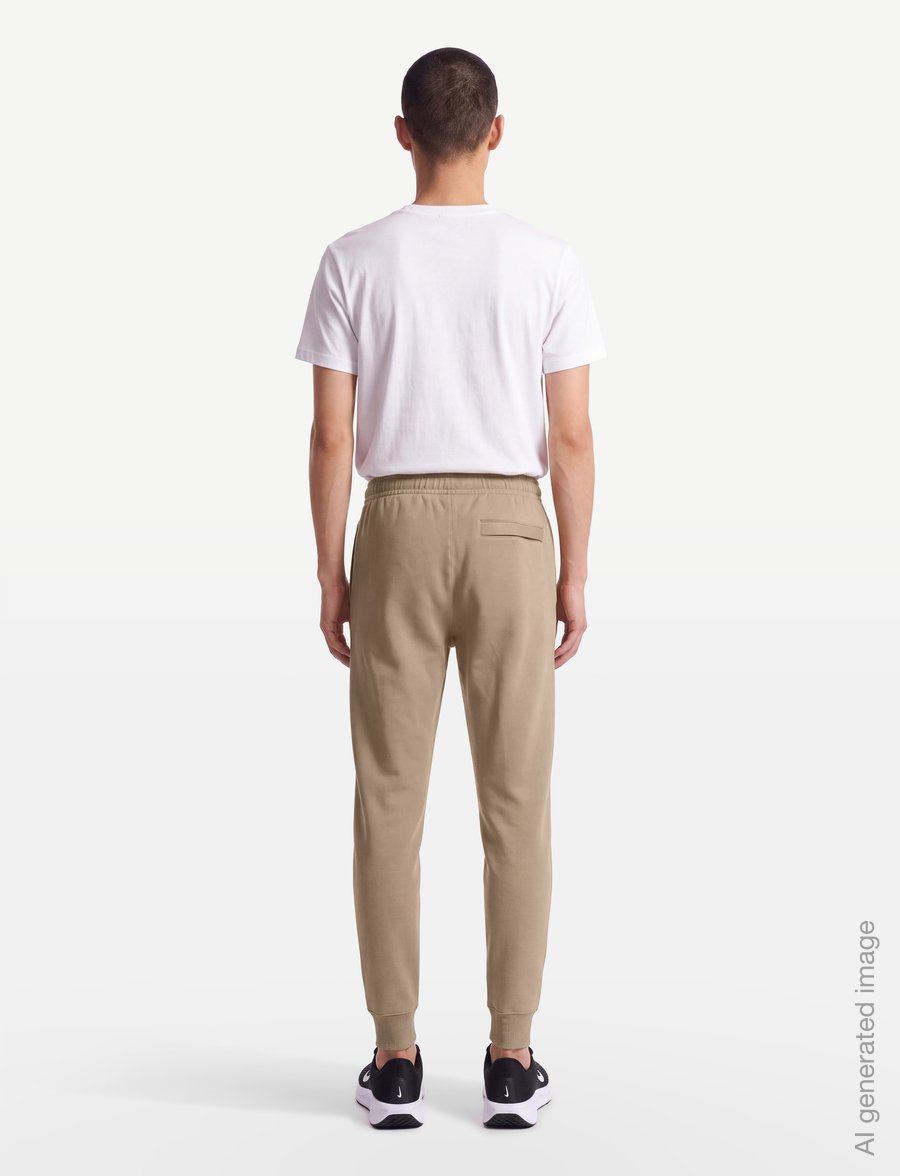 Nike - Nike Sportswear Club Fleece Jogging Pants - pants - khaki/khaki/white - 4