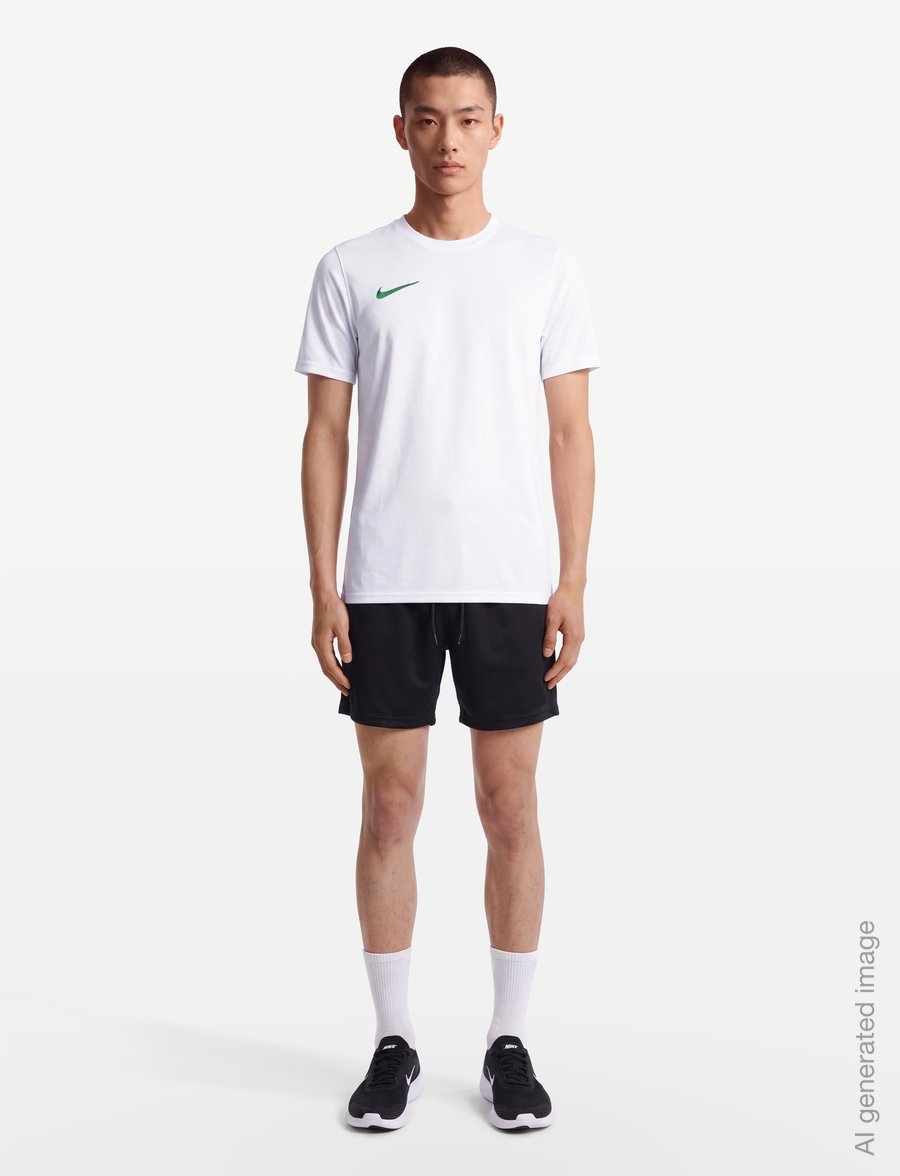Nike - Park VII Jersey S/S - short-sleeved t-shirts - white/pine green - 0