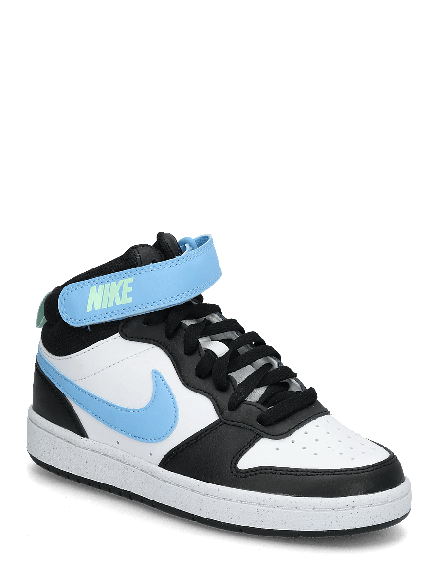 Nike - COURT BOROUGH MID 2 (GS) - hoher schnitt - white/football blue-black-arct - 0