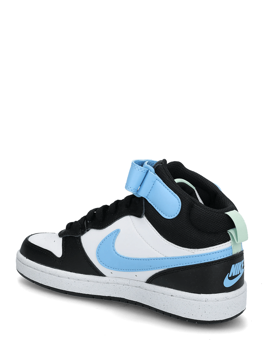 Nike - COURT BOROUGH MID 2 (GS) - hoher schnitt - white/football blue-black-arct - 1