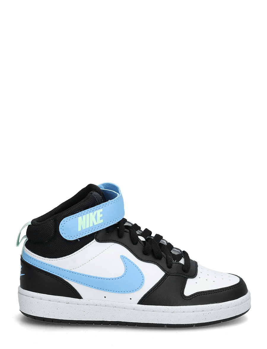 Nike - COURT BOROUGH MID 2 (GS) - hoher schnitt - white/football blue-black-arct - 2
