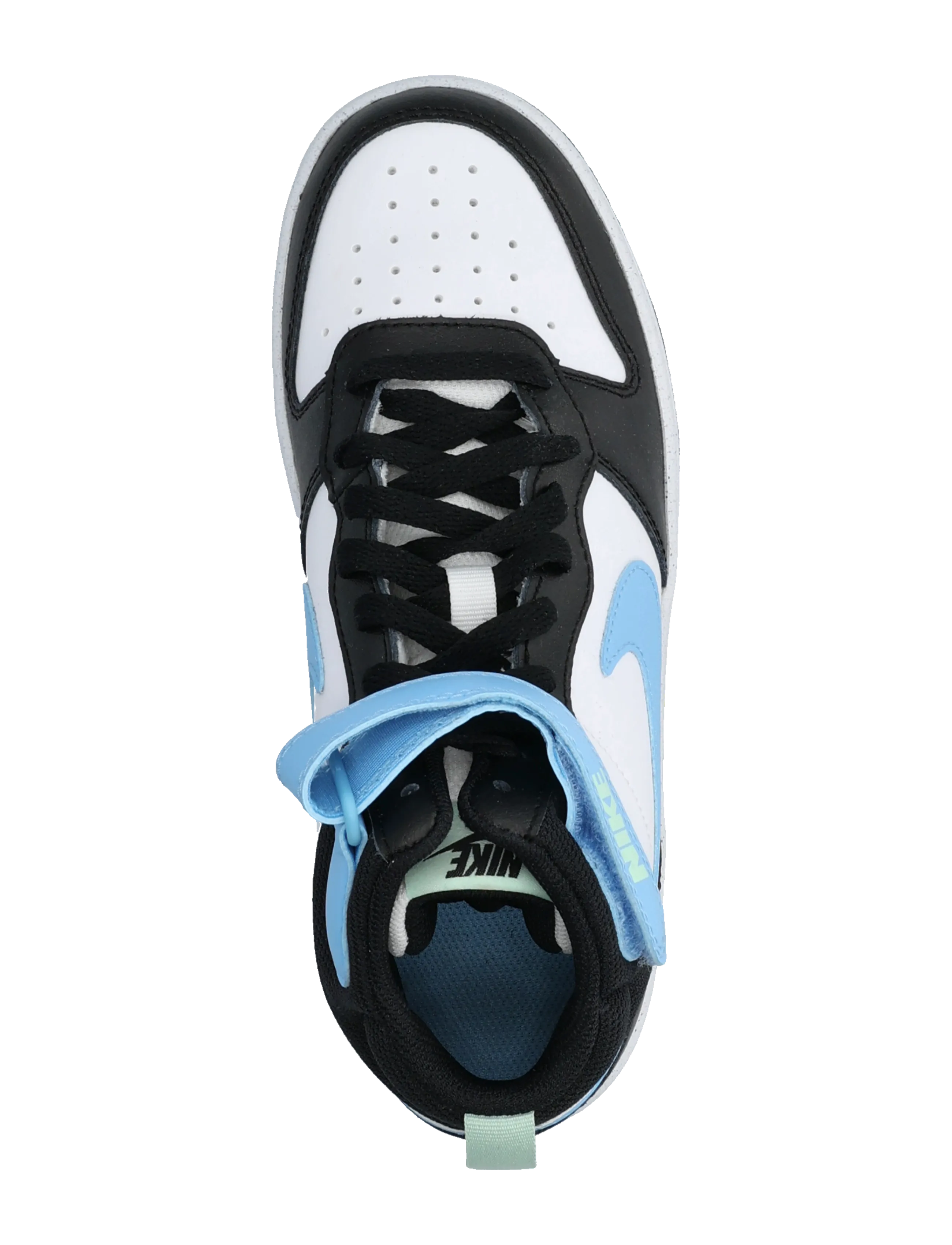 Nike - COURT BOROUGH MID 2 (GS) - herbstersparnisse - white/football blue-black-arct - 3