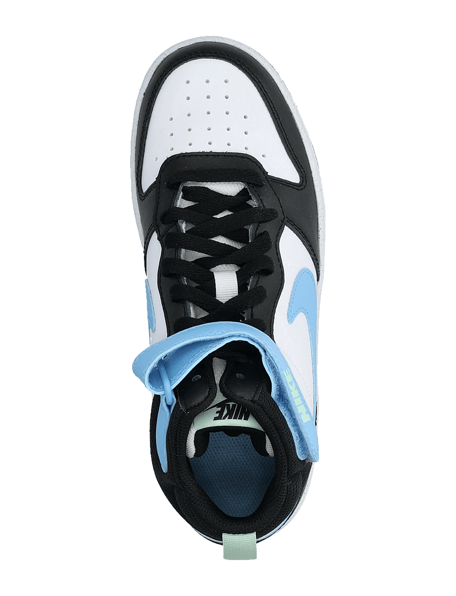 Nike - COURT BOROUGH MID 2 (GS) - hoher schnitt - white/football blue-black-arct - 3