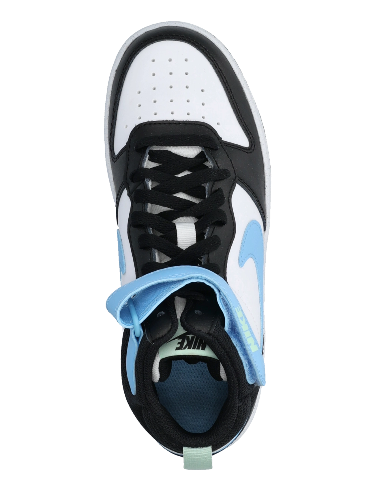 Nike - COURT BOROUGH MID 2 (GS) - white/football blue-black-arct - 3