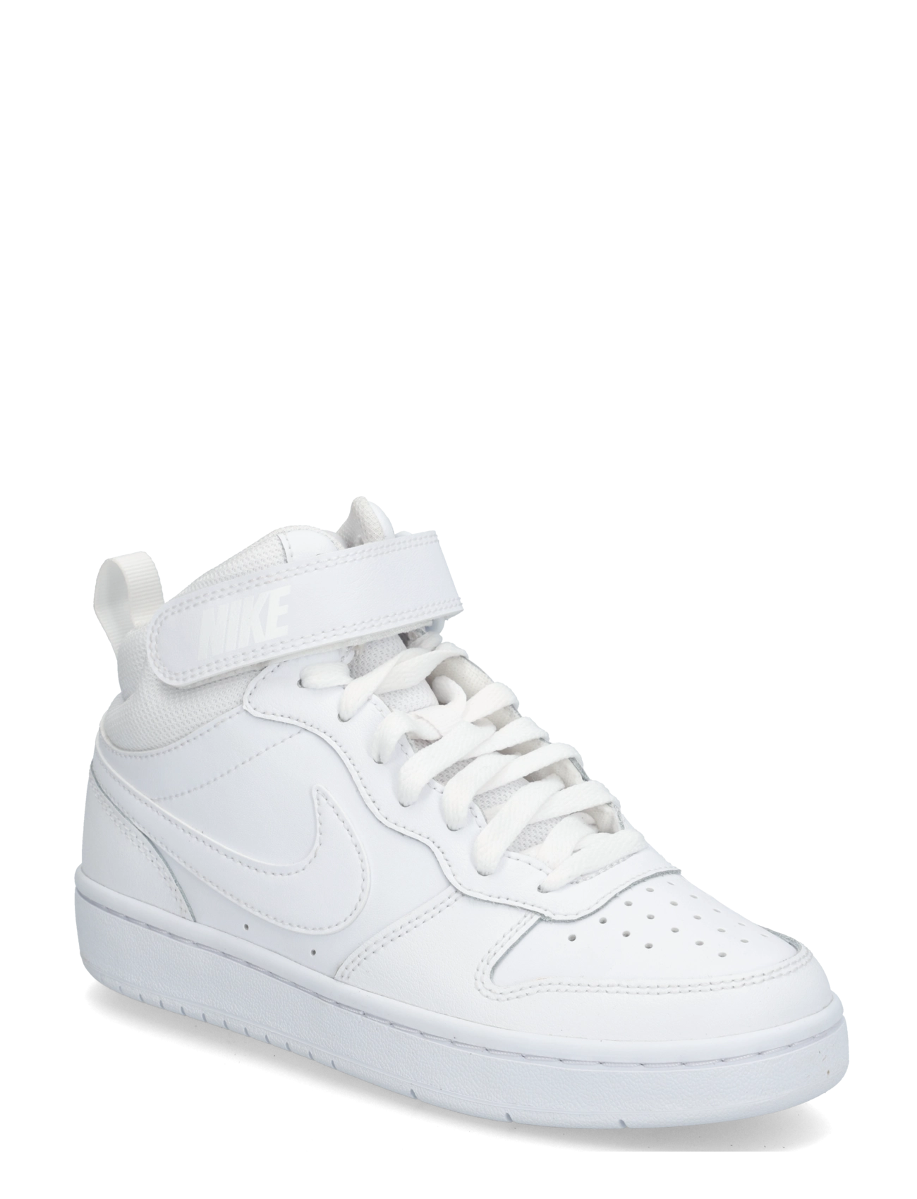 Nike COURT BOROUGH MID 2 (GS) - NIKE - WHITE/WHITE-WHITE / white