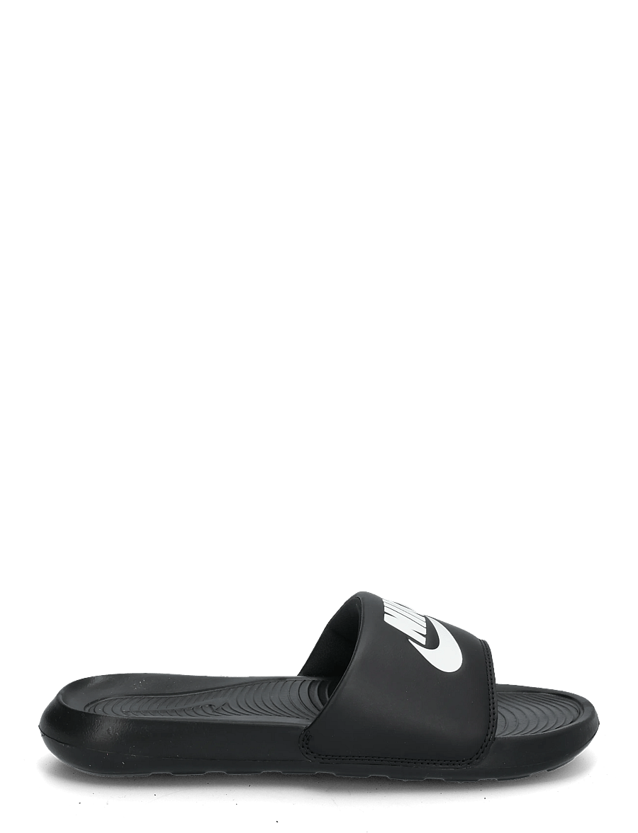 Nike - W NIKE VICTORI ONE SLIDE - sandaler & tofflor - black/white-black - 2