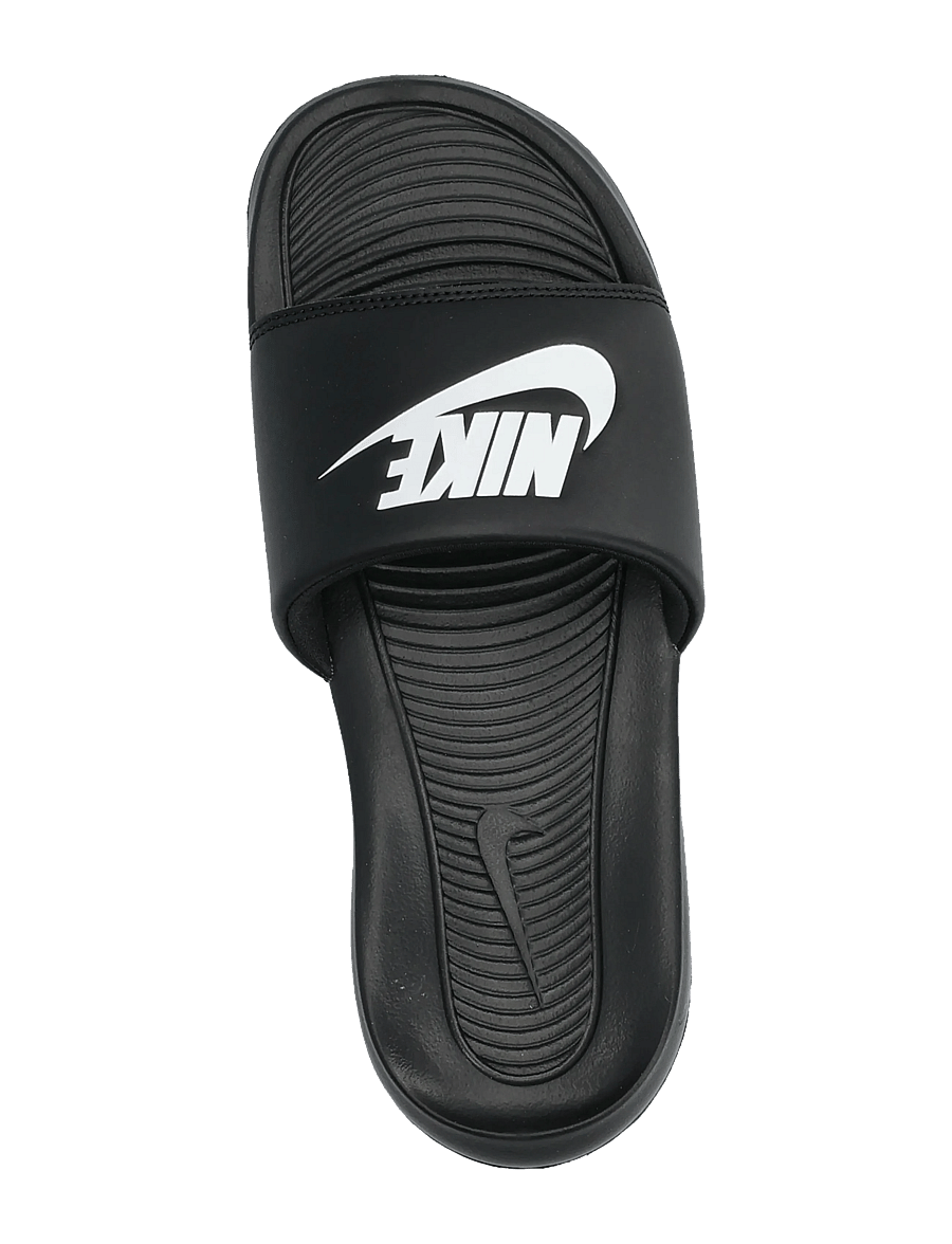Nike - W NIKE VICTORI ONE SLIDE - sandaler & tofflor - black/white-black - 3