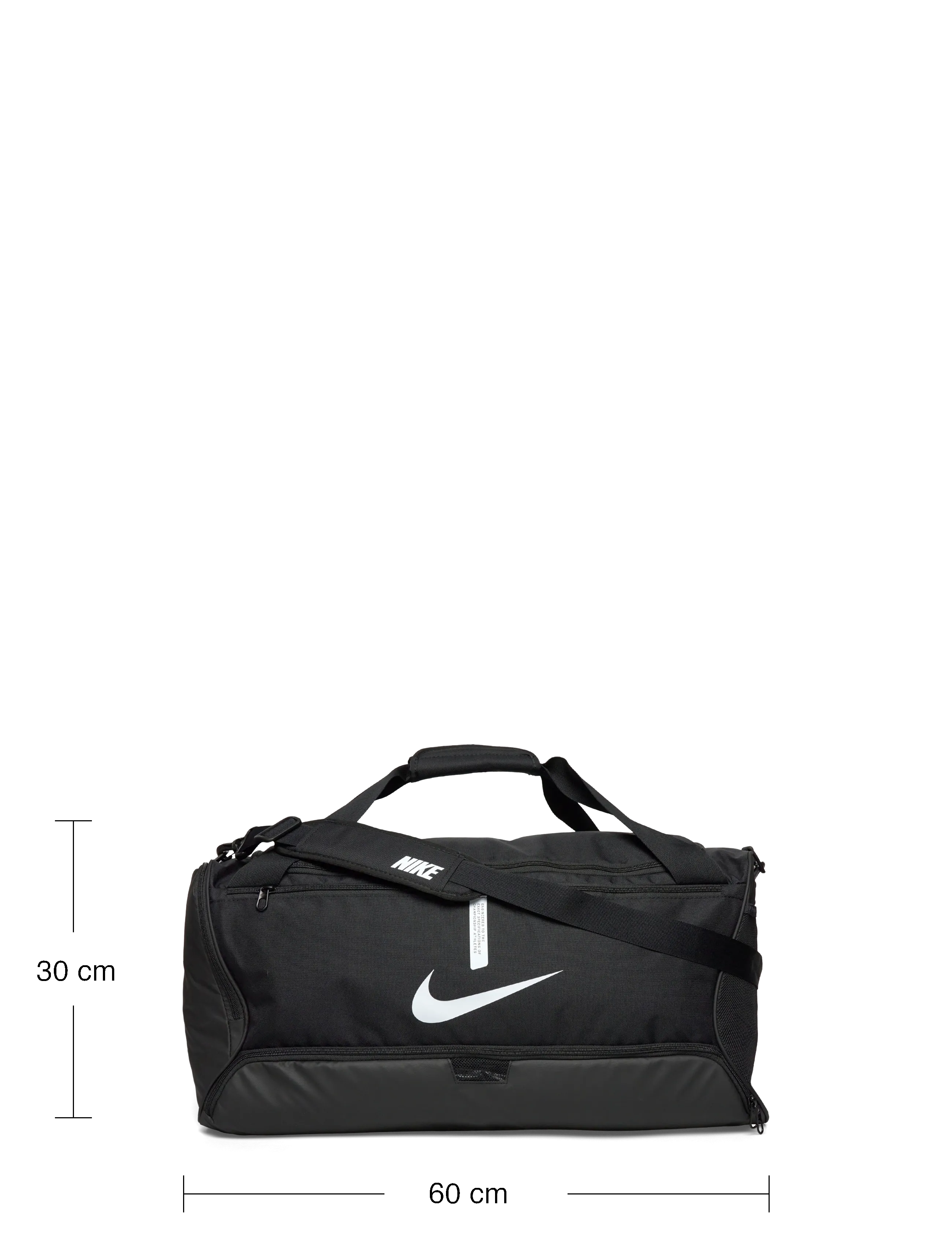 Nike - Nike Academy Team - trainingstaschen - black/black/white - 3